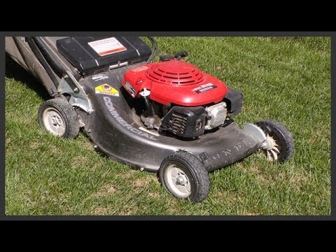 How to change the lawnmower