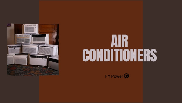power consumption of household appliances: Air conditioners