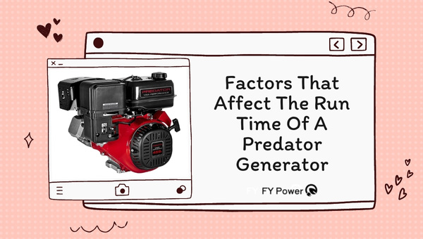 Predator Generator Fuel Types, Capacity & Run Time