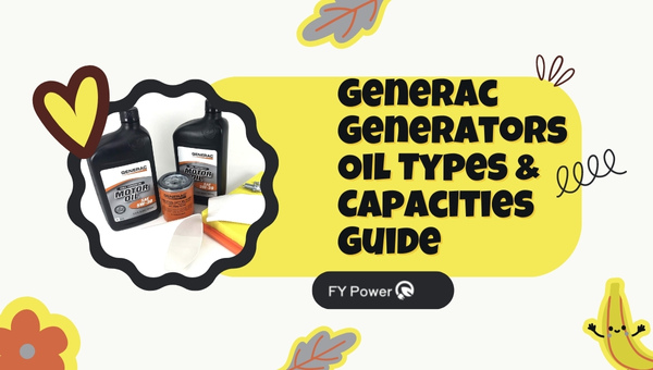 Generac Generators Oil Types and Capacities