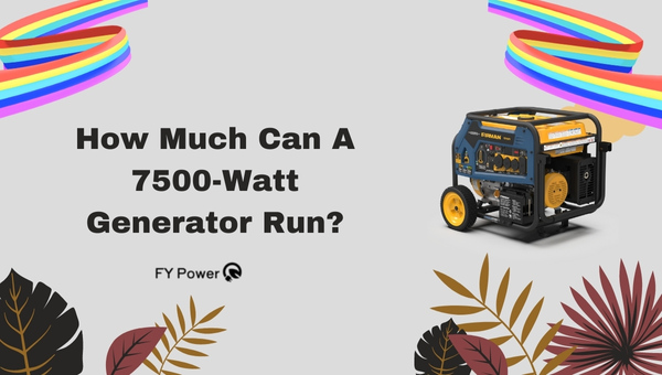 How Much Can A 7500 Watt Generator Run