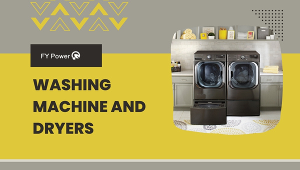 power consumption of household appliances: washing machine & Dryers