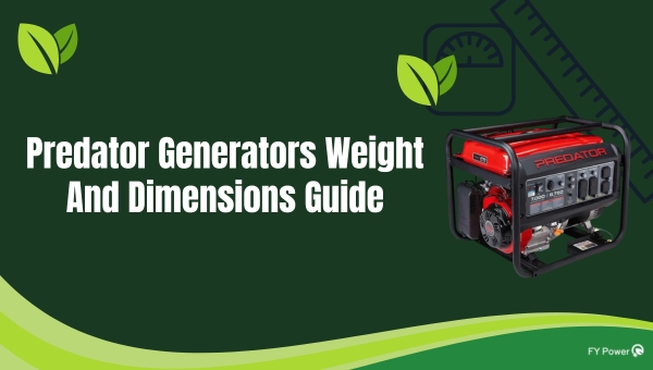 Predator Generators Weight And Dimensions Guide