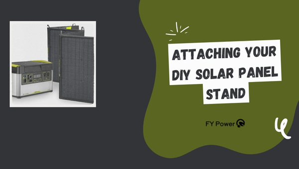 Attaching Your DIY Solar Panel Stand