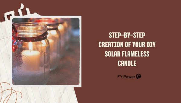 Step-by-Step Creation of Your DIY Solar Flameless Candle