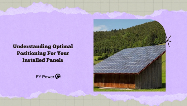 Understanding Optimal Positioning For Your Installed Panels