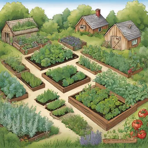 17 Quarter Acres Homestead Garden Layout Ideas to Transform Your Outdoor Space 26