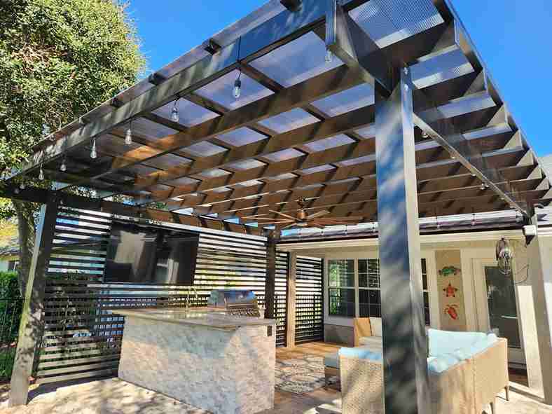 17 Covered Pergola Patio Ideas to Transform Your Outdoor Space 15 17 Covered Pergola Patio Ideas to Transform Your Outdoor Space 14