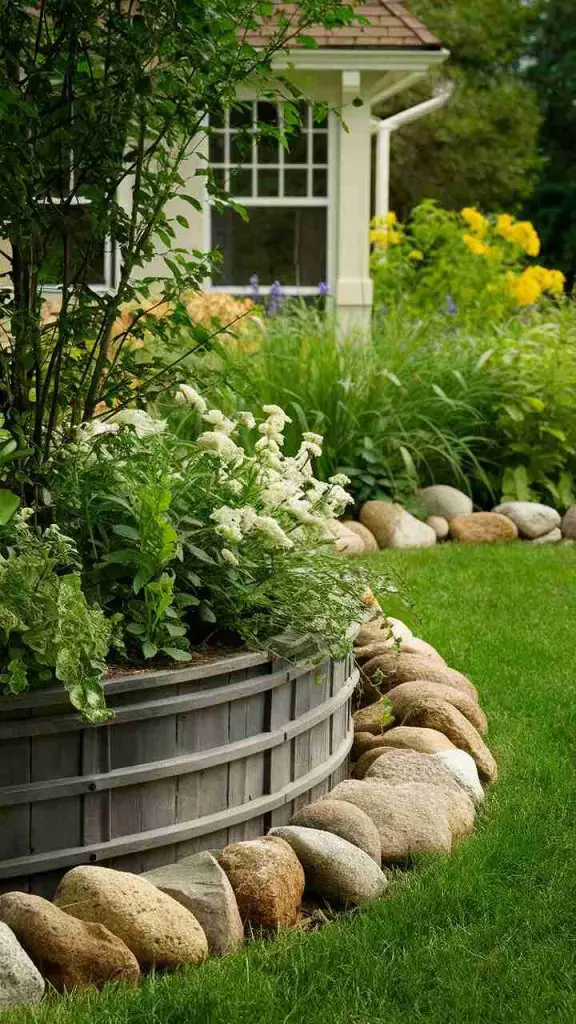 31 Lawn Edging Ideas to Keep Your Plantings Tidy 15 31 Lawn Edging Ideas to Keep Your Plantings Tidy 14