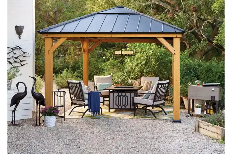 25 Enclosed Gazebo Ideas to Transform Your Outdoor Space 15 25 Enclosed Gazebo Ideas to Transform Your Outdoor Space 14