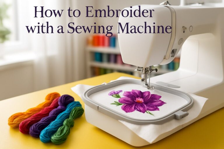 How to Embroider with a Sewing Machine