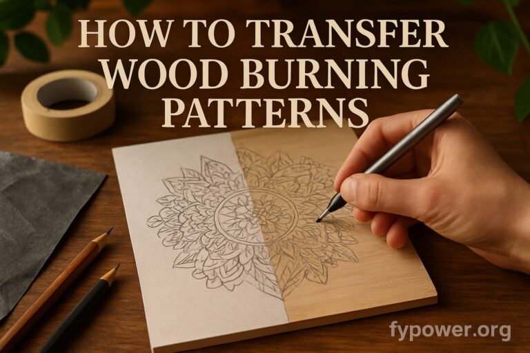How to Transfer Wood Burning Patterns